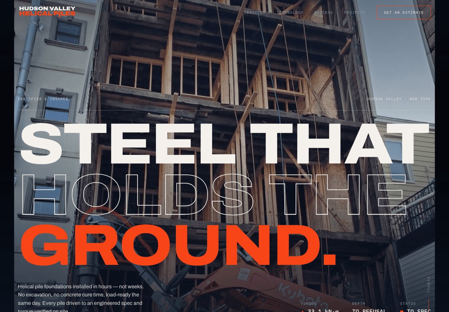HV HELICAL PILES — Foundation Contractor